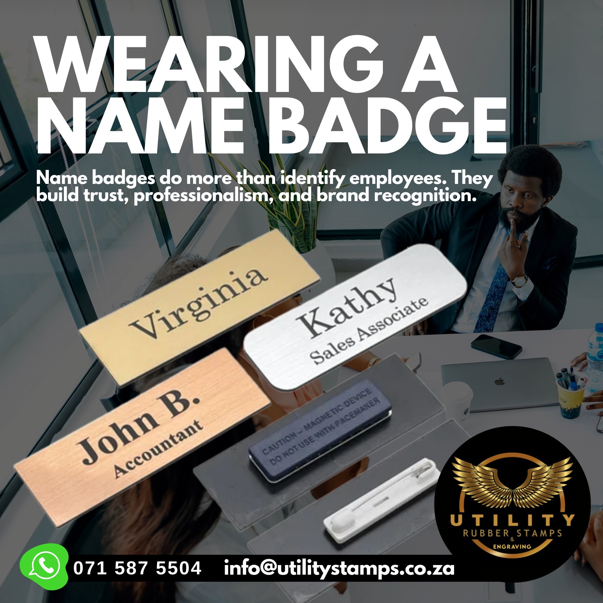 name badge corporate